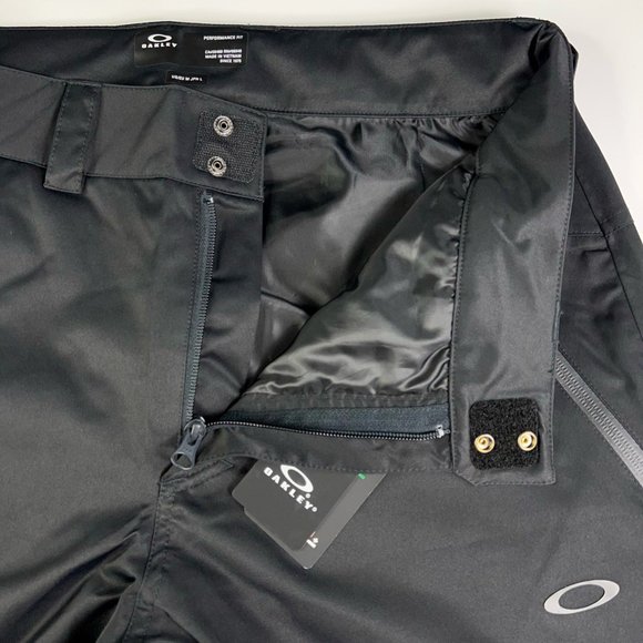 Oakley Mens Crescent 2.0 Shell 2L 10K Snow Pants Black Performance Fit M New - Picture 3 of 12